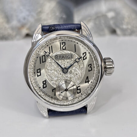 Fantastic antique silvered dial from 1917 - Image 3
