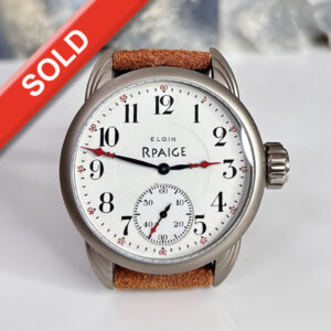 Antique Enamel dial -Titanium case