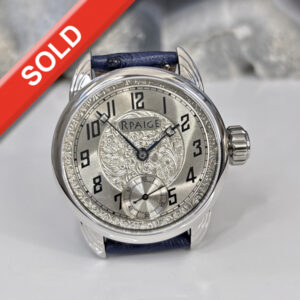 Fantastic antique silvered dial from 1917