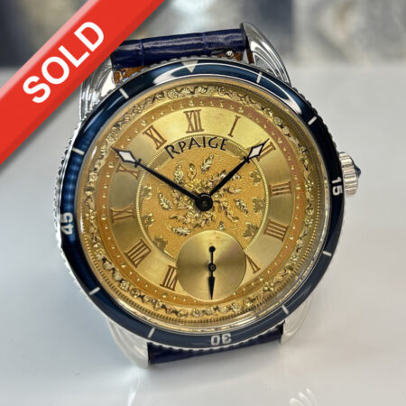 Wrocket  "Divers" with Sterling/Gold Antique Dial