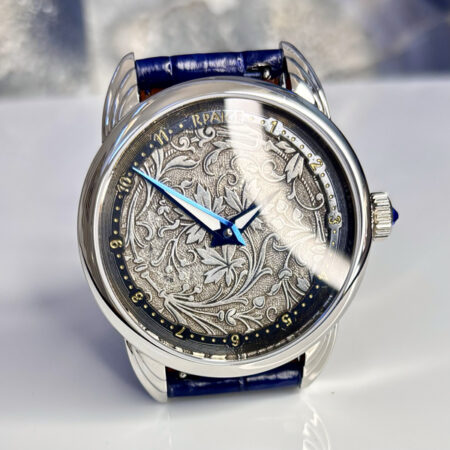 Antique Hand Engraved Sterling Silver Dial - Image 4