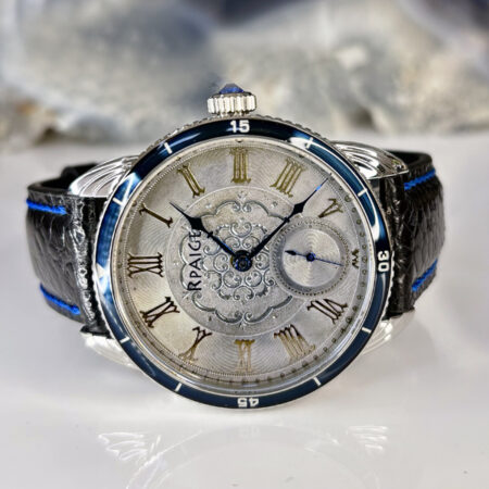 Antique Sterling silver and gold dial from 1860 - Image 2