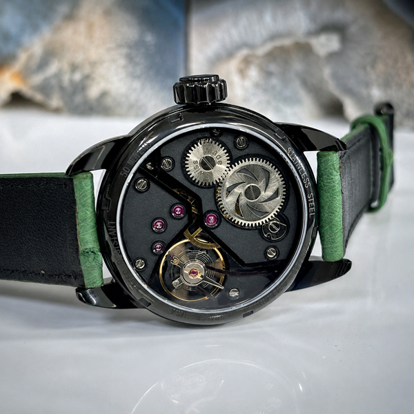 Black PVD finished "Military Wrocket" Watch - Image 3