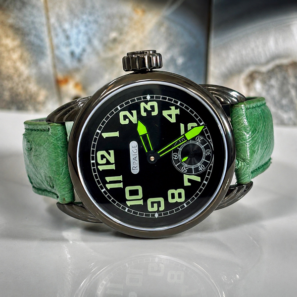 Black PVD finished "Military Wrocket" Watch - Image 5