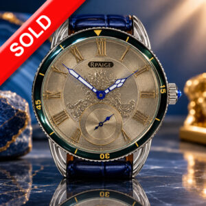 Antique Sterling silver and gold dial from 1870