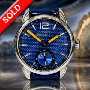 Beautiful Blue Carbon Fiber Dial